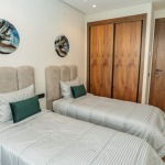 Location – Rez-de-jardin meublé avec piscine privative à Opale Square, Dar Bouazza