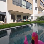 Appartement meublé avec piscine privative à louer à Dar Bouazza – Opale Square