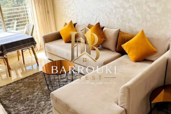 Studio haut standing de 60 m² avec grande terrasse et vue dégagée sur CFC à louer – Ferme Bretonne, Casablanca