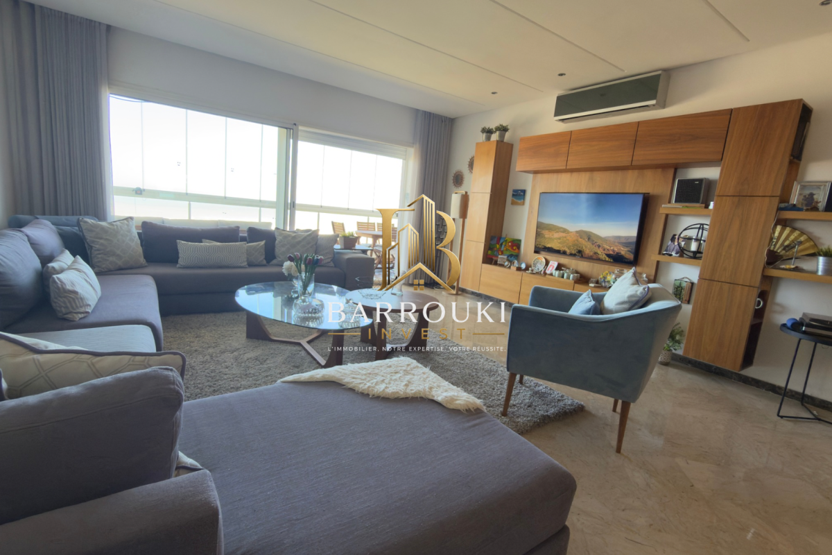 Appartement Front de Mer à Vendre – Résidence Peninsula, Dar Bouazza | 122 m²